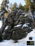 Felsentürme am Wiesenhaus bei Carlsfeld im Vogtland, Sachsen, (D) (12) 22. Februar 2012 (Eibenstocker-Granit).JPG